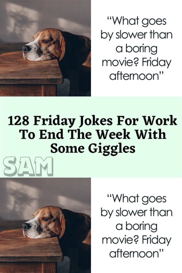 128 Friday Jokes For Work To End The Week With Some Giggles Bored Panda
