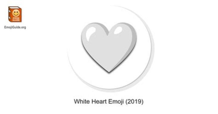 🤍 White Heart Emoji What Emoji 🧐