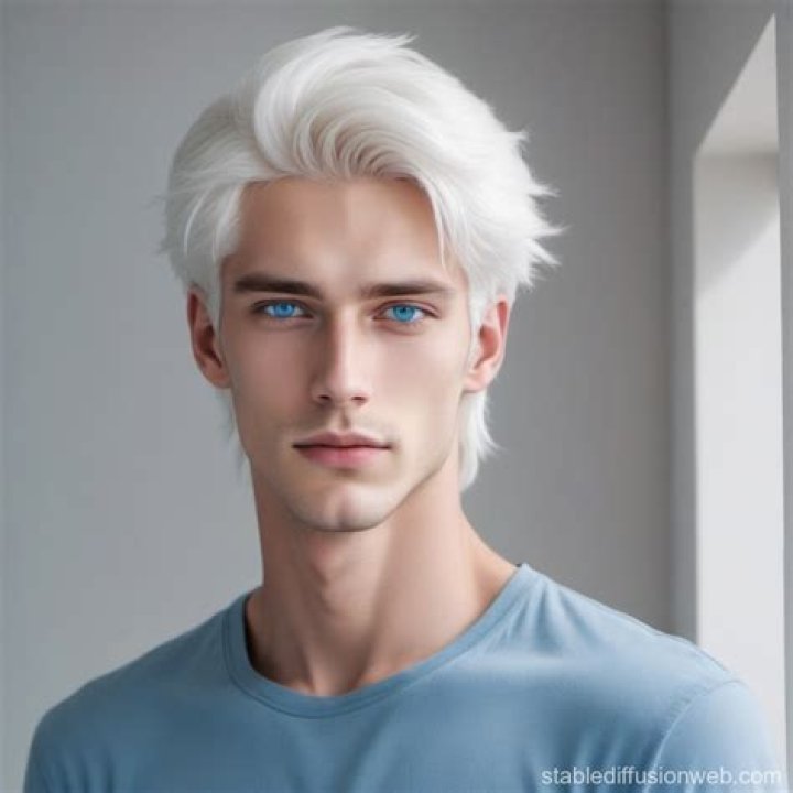15+ Guy with White Hair
