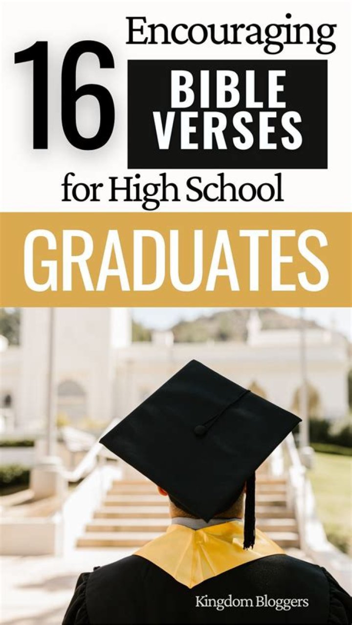 16 Encouraging Bible Verses for High School Graduates Kingdom Bloggers (2022)