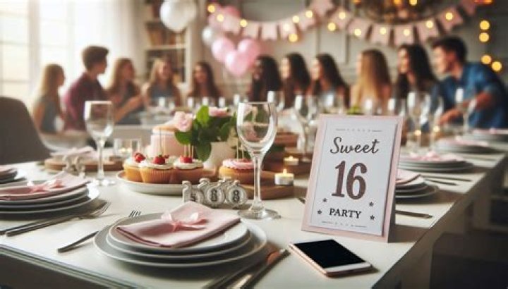 16+ Pretty Sweet 16 Party Table Decor Ideas For Sixteenth Birthday in