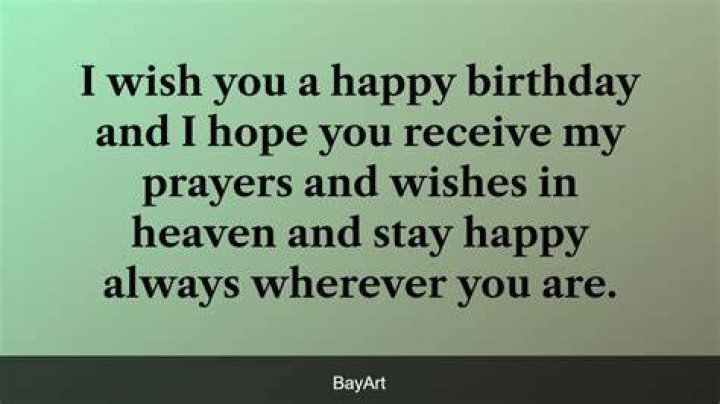 182+ PROFOUND Happy Birthday in Heaven Quotes & Wishes BayArt