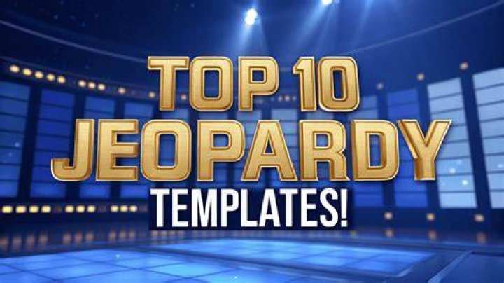 1C Jeopardy Template