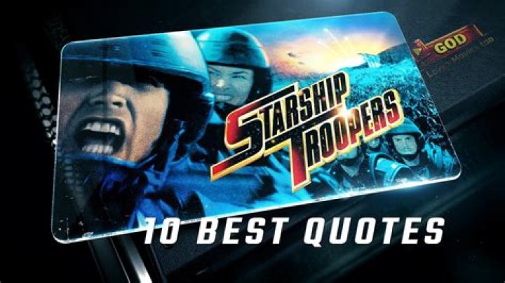 20 Best Starship Troopers Quotes From the 90s SciFi Action Film