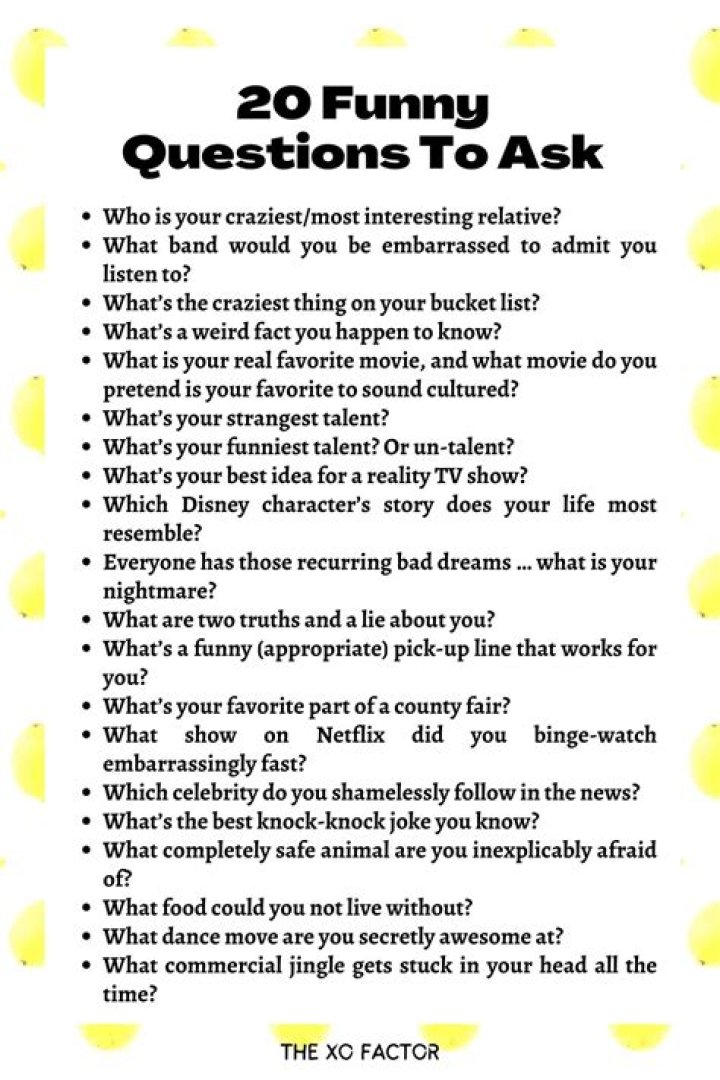 20 fun questions to ask friends infographic Fun questions to ask