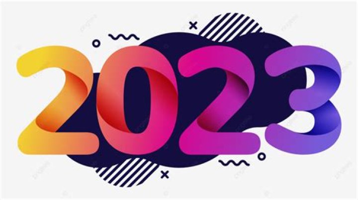 2023 Text Vector Design Images, 2023 Golden Text, 2023, Golden 2023