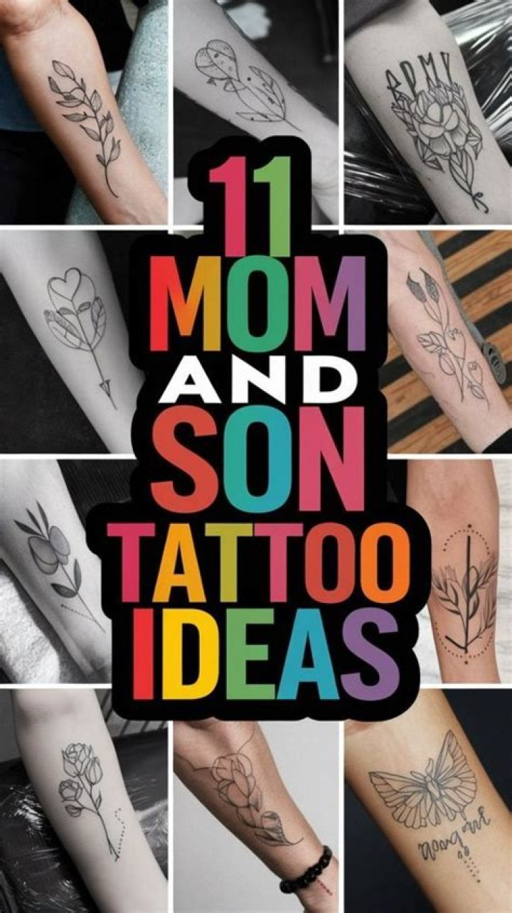 35 Mother Son Tattoos That Will Make You Miss Your Mom