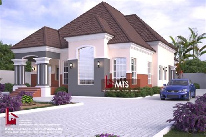 4 Bedroom Bungalow (RF 4028) NIGERIAN BUILDING DESIGNS