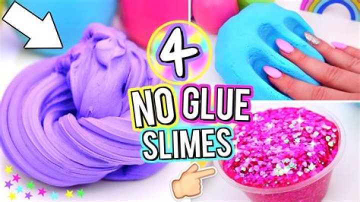 4 Easy DIY Slimes WITHOUT GLUE! How To Make The BEST SLIME WITH NO GLUE! YouTube