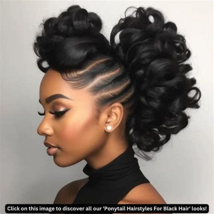 40+ Ponytail Hairstyles For Black Women Hair ponytail styles, High