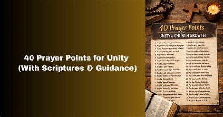 40 Prayer Points for Unity 9781519136527 Gregory Perry Boeken