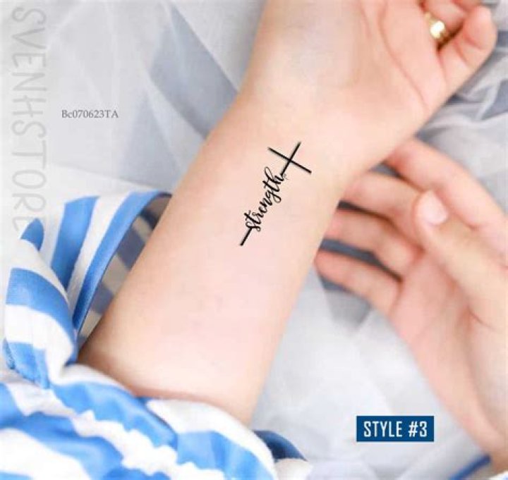 40 Simple Christian Tattoos For Men Faith Design Ideas