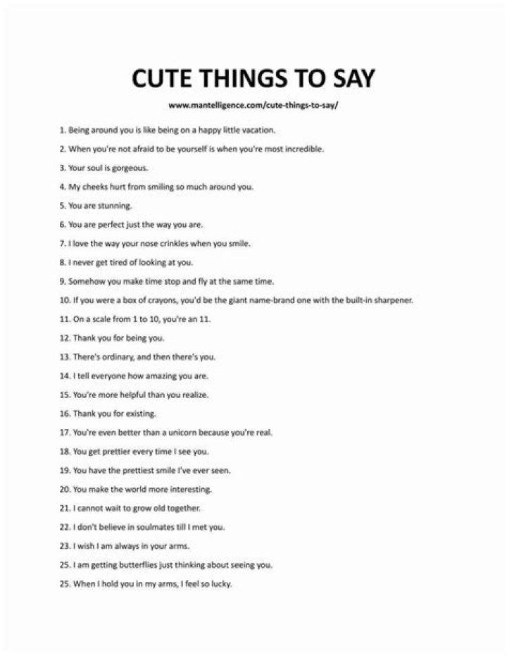 50 Cute Things to Say to Your Girlfriend Every Day — Best Life