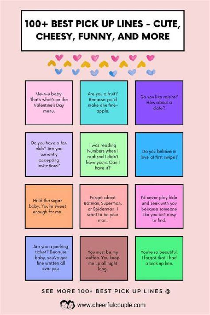 50+ Funny Chat Up Lines Ever