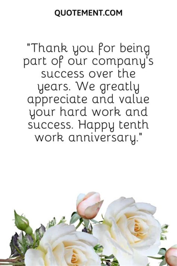 60+ Work Anniversary Wishes and Messages WishesMsg (2022)