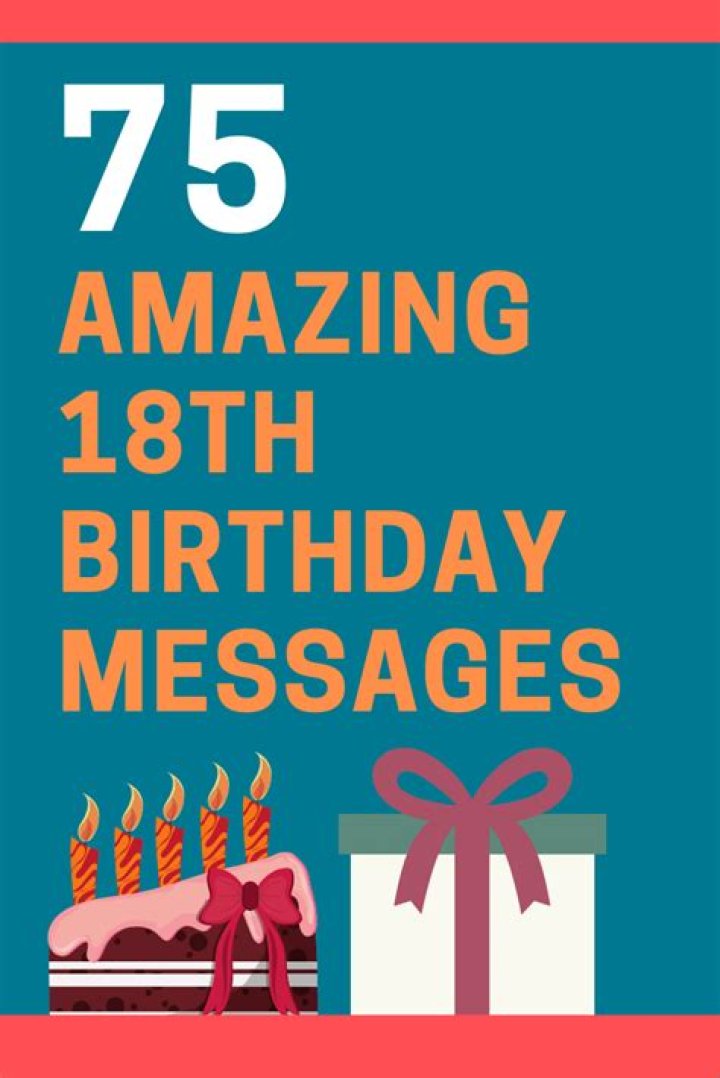 75 Incredible Happy 18th Birthday Messages and Sayings