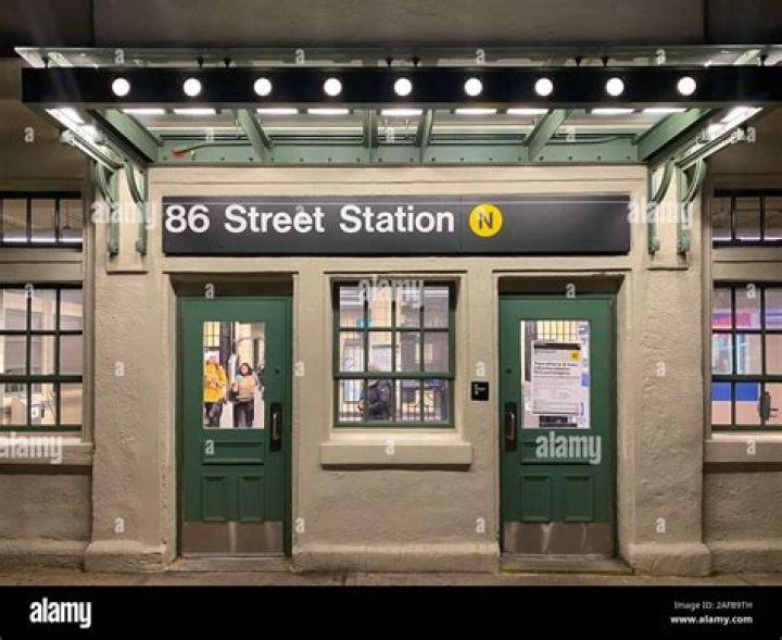 86th Street Subway New York City Stock Image Image of platform
