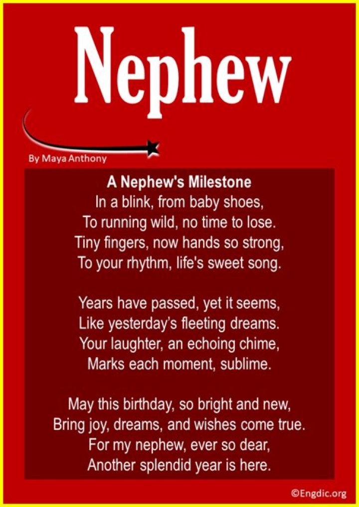 9 Nephew Poems Poems about Nephews