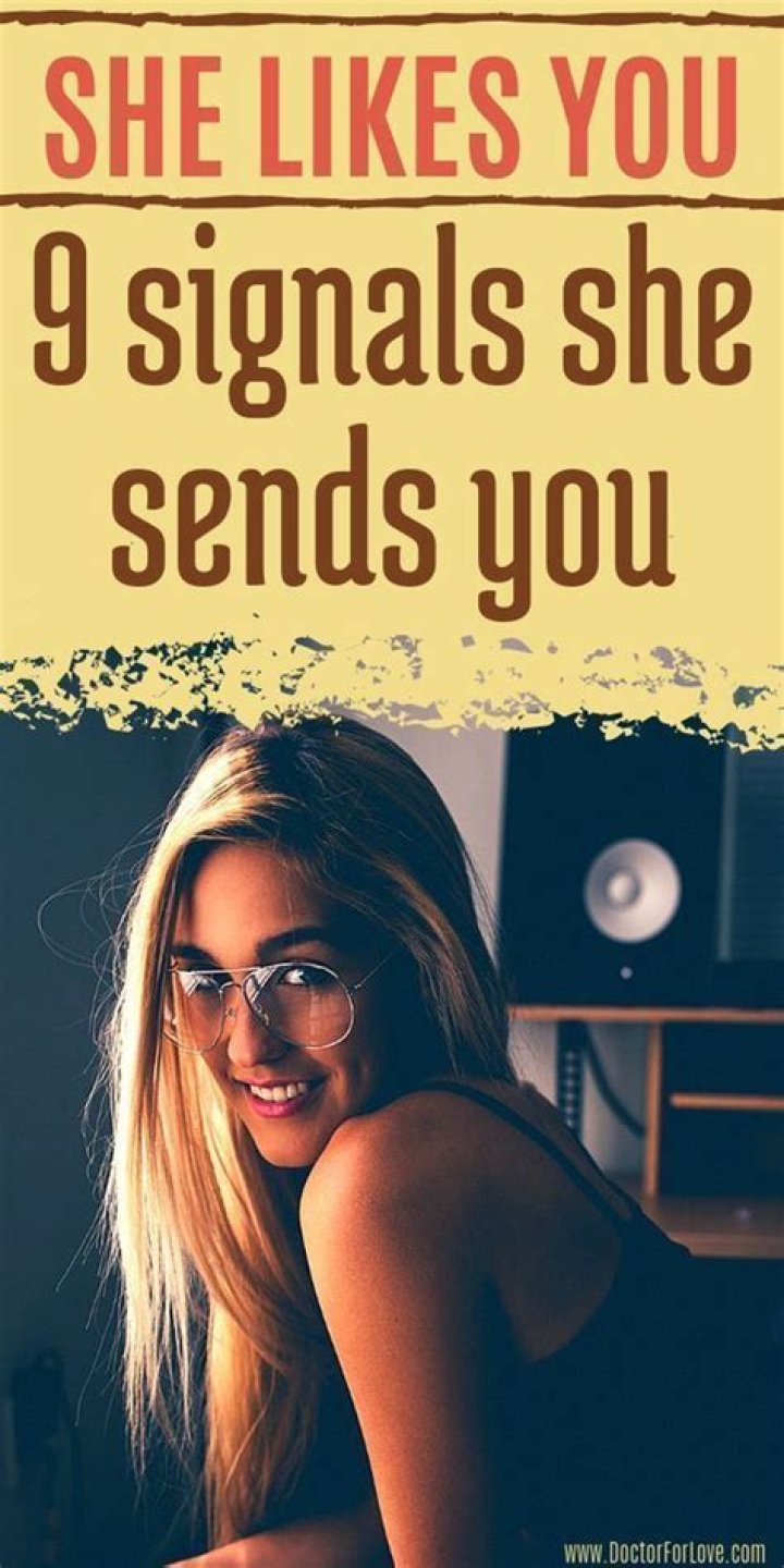 9 Sure Signs She Likes You Signs she likes you, Like you, Long