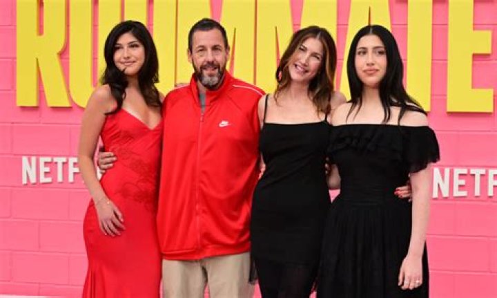 Adam Sandler, His Wife Jackie, and Their Daughter Sunny at Red Carpet