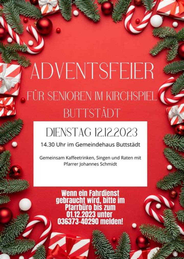 Adventsfeier 2020 Veranstaltungen B&uuml;ndner Kantonalverband der
