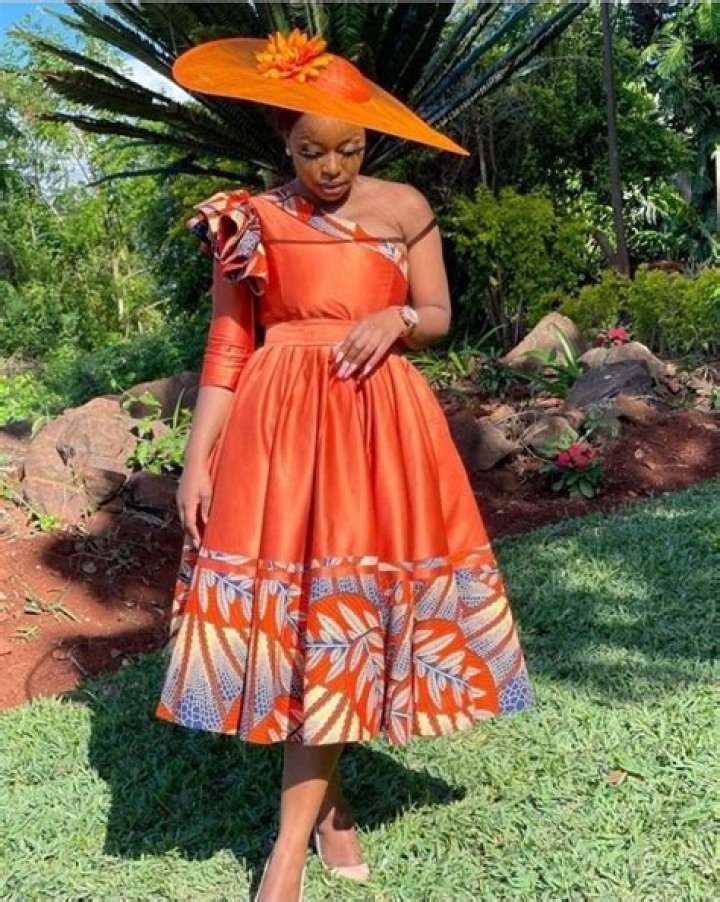 African Print Dresses , Traditional style Reny styles Shweshwe dresses, African print