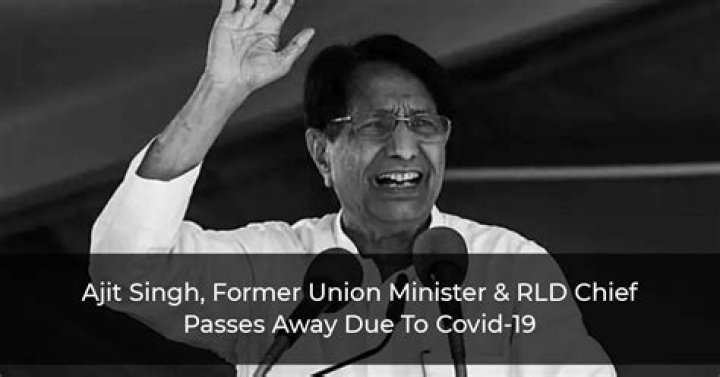 Ajit Singh, former Union minister & RLD chief, dies of Covid Rediff