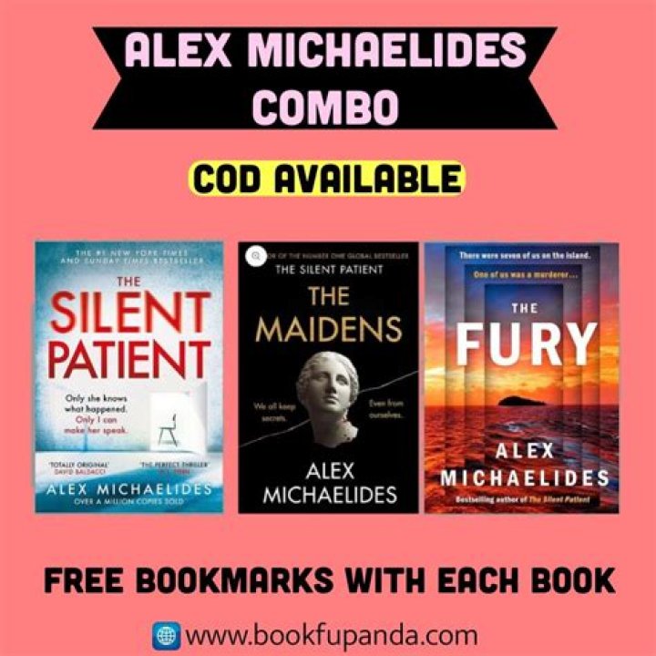 Alex Michaelides Book Signing Pin on cy I love the thrillers you