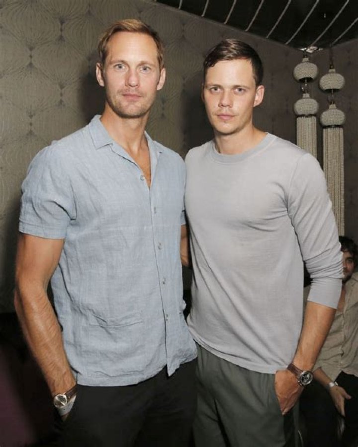 Alexander Skarsgard and Bill Skarsgard (LR). Their dad, Stellan, is in
