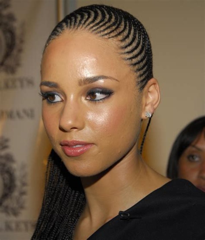Alicia Keys Cornrows