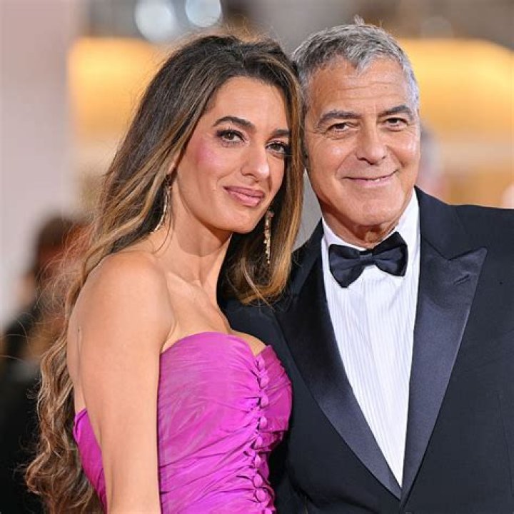 And Amal Clooney With Twins