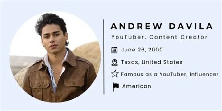 Andrew Davila Bio, Net Worth, Dating, Girlfriend, Parents, Siblings, Family, Birthday