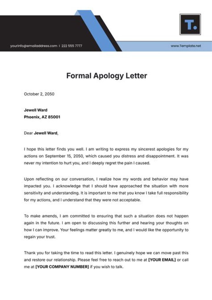 Apology Letter Format & Samples Tips on How to Write a Apologize Letter