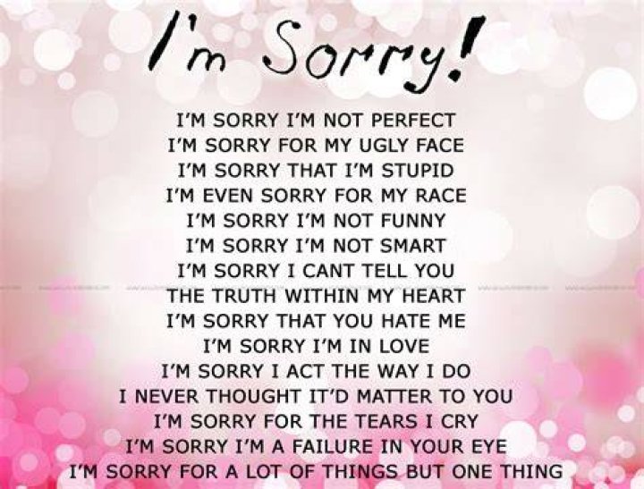 Apology Quotes For Her. QuotesGram