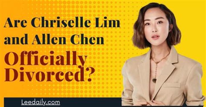 Are Chriselle Lim And Allen Chen Divorced? Is Chriselle Lim Currently