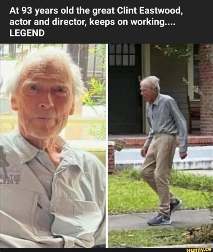 At 93 years old the great Clint Eastwood, actor and director, keeps on