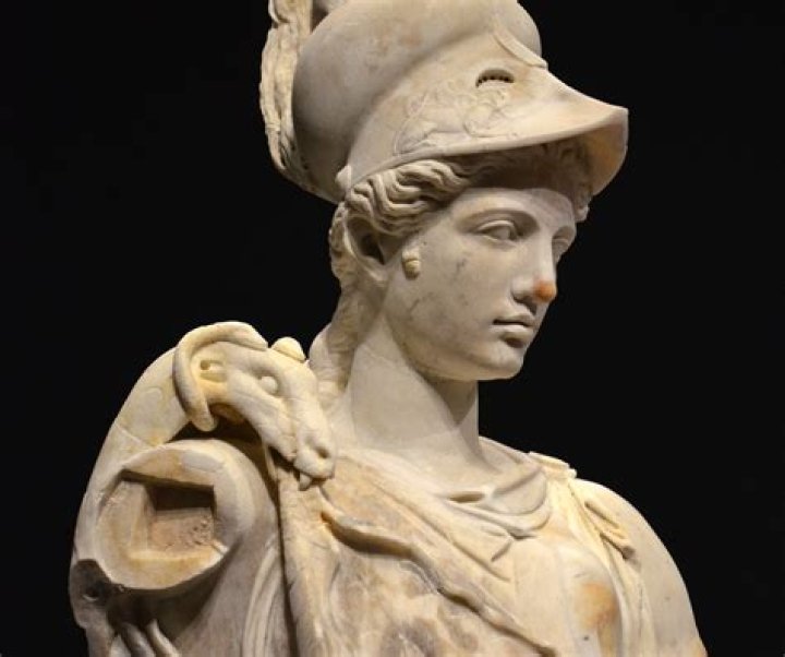Athena Statue Figurine under sacred Olive Tree.Athena Bronze Etsy in 2021 Greek goddess