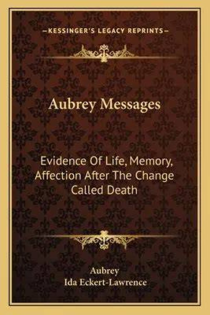Aubrey Messages, Aubrey 9781432555382 Boeken