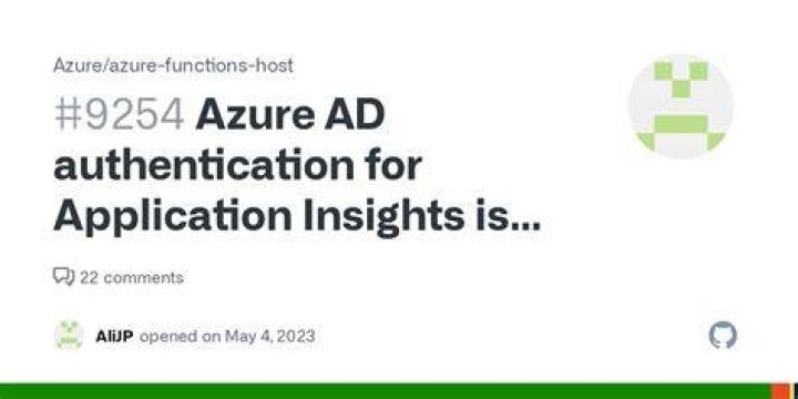 Azure AD authentication for Application Insights Azure Monitor