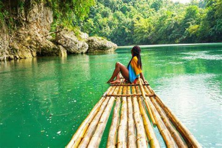 Bamboo Rafting in Jamaica WellwornHeels
