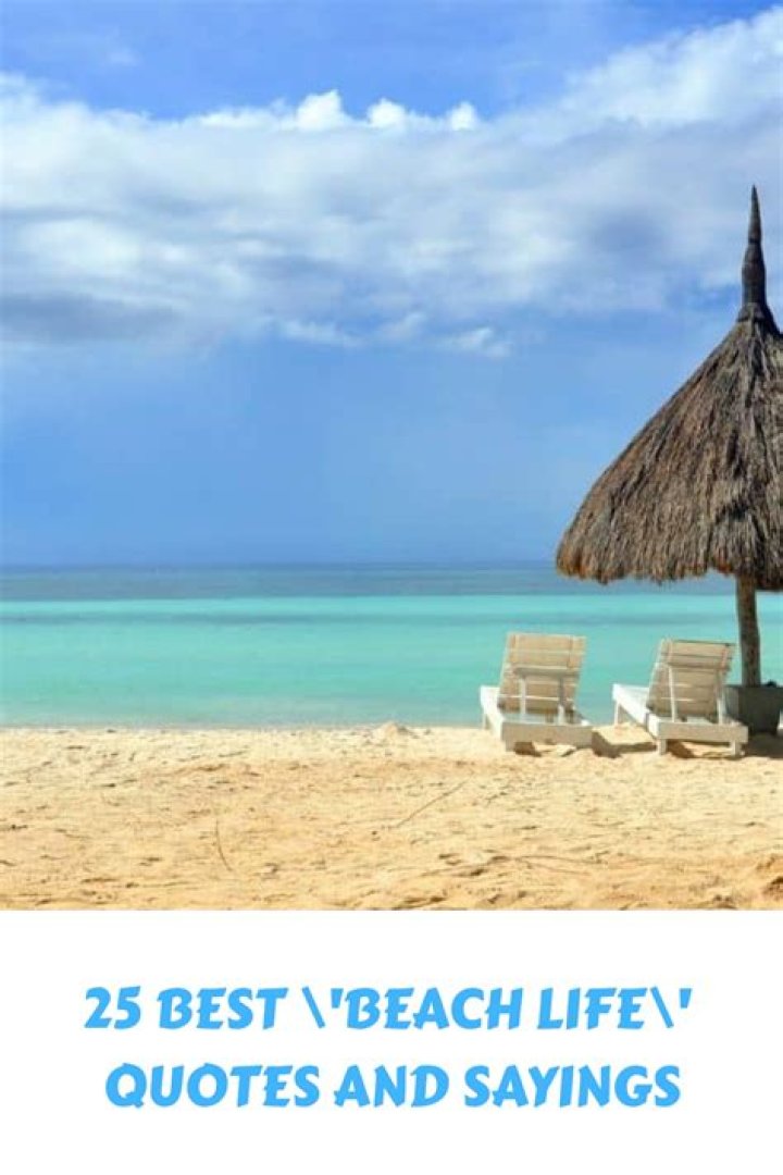 Beach Life Quotes and Sayings With Pictures QuotesBae
