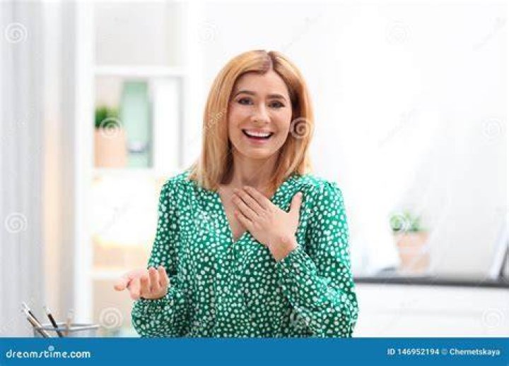 Beautiful Woman Using Video Chat for Conversation Stock Image Image of female, community