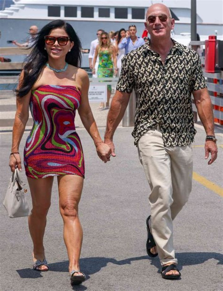 Bezos and Lauren Sanchez