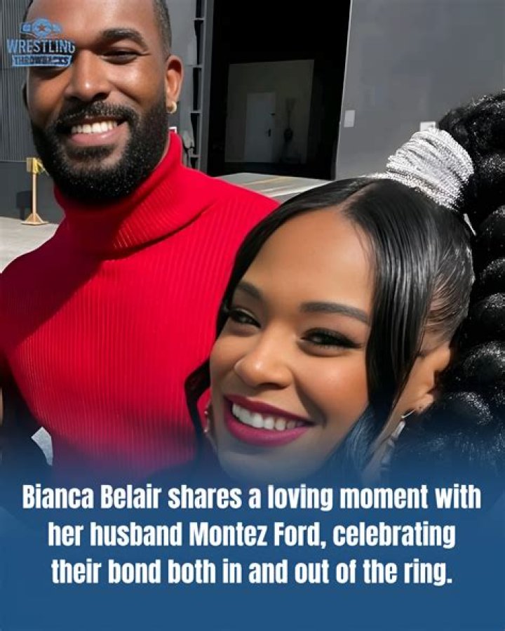 Bianca and her husband Montez Ford Celebrity weddings, Wwe couples, Celebrities