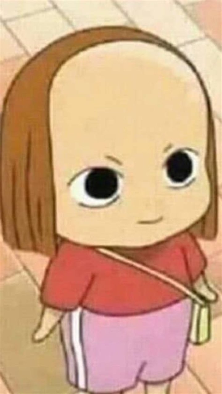 Big Forehead Cartoon Character