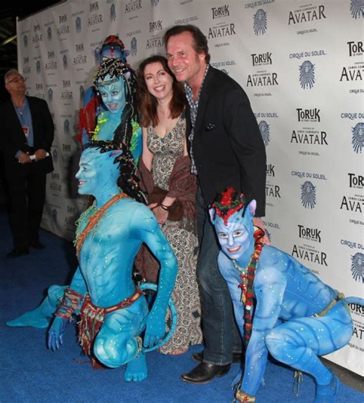 Bill Paxton et sa femme Louise Newbury lors de la premi&egrave;re de 'Titanic