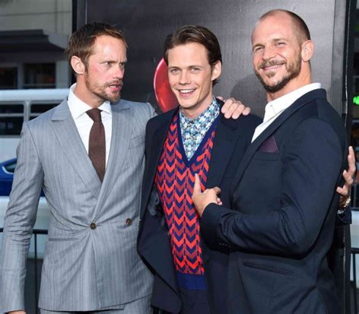 Bill Skarsgard Gets Hazed By Older Brothers Alexander and Gustaf at It Premiere