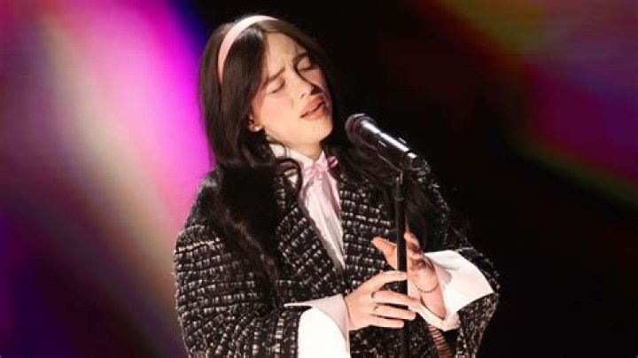 Billie Eilish performing at the Qudos Bank Arena in Sydney, Australia