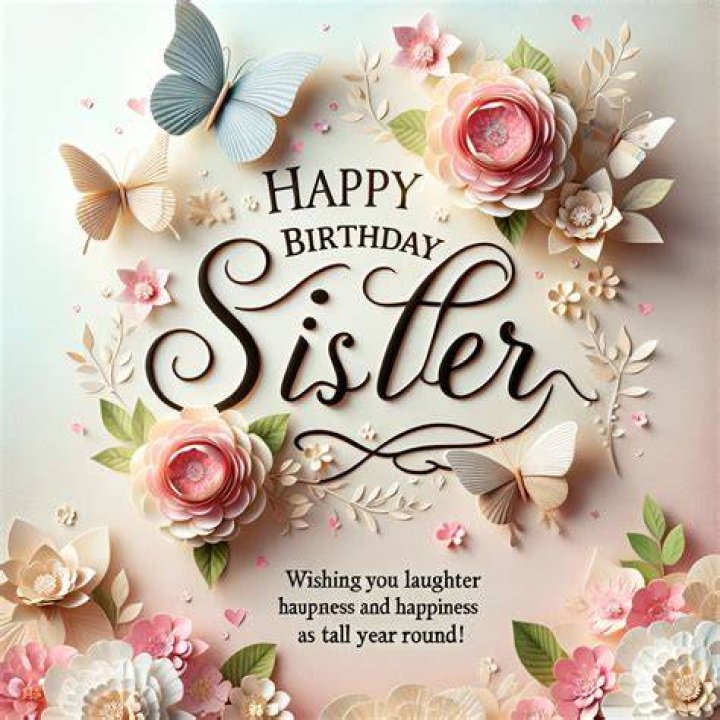 Birthday Wishes For Sister Birthday Images, Pictures