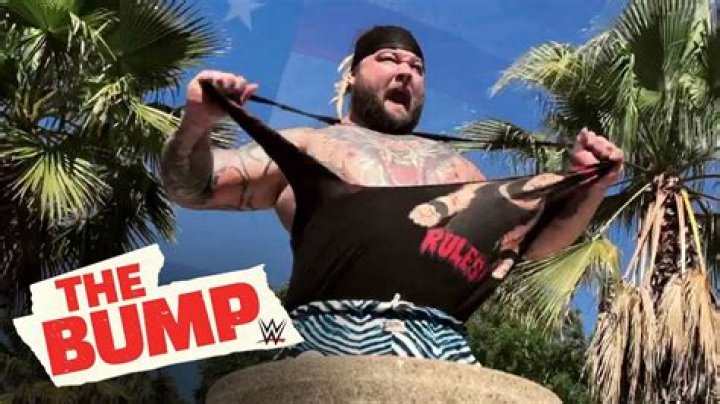 Bray Wyatt muscles up for Braun Strowman WWE’s The Bump, May 10, 2020